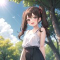 夏の少女 4枚目