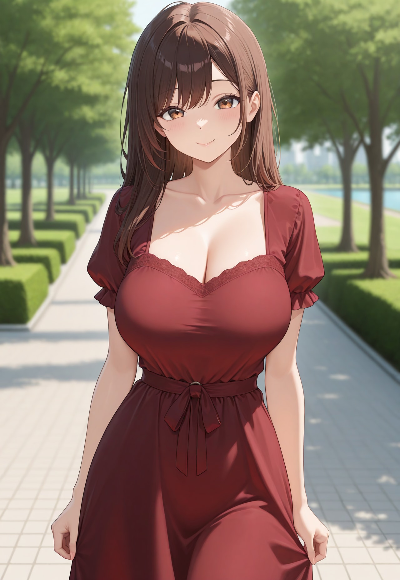 423（赤いワンピース）