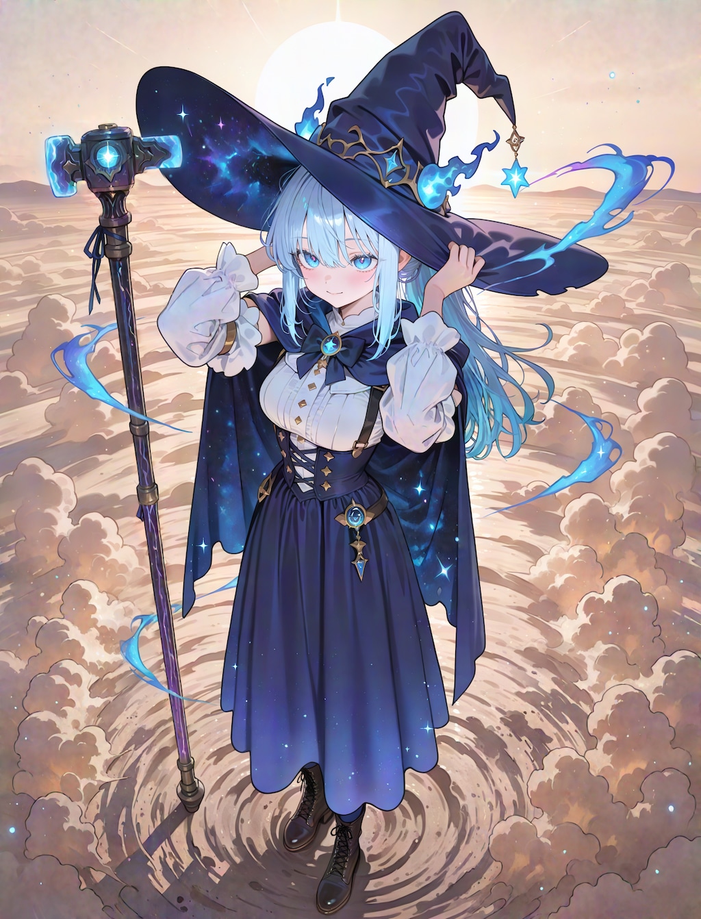 魔女、砂塵に立つ