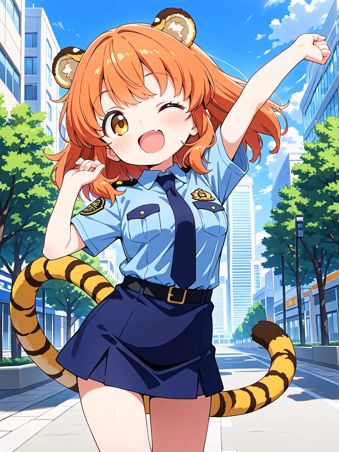 ティカ【警察官】 | の人気AIイラスト・グラビア