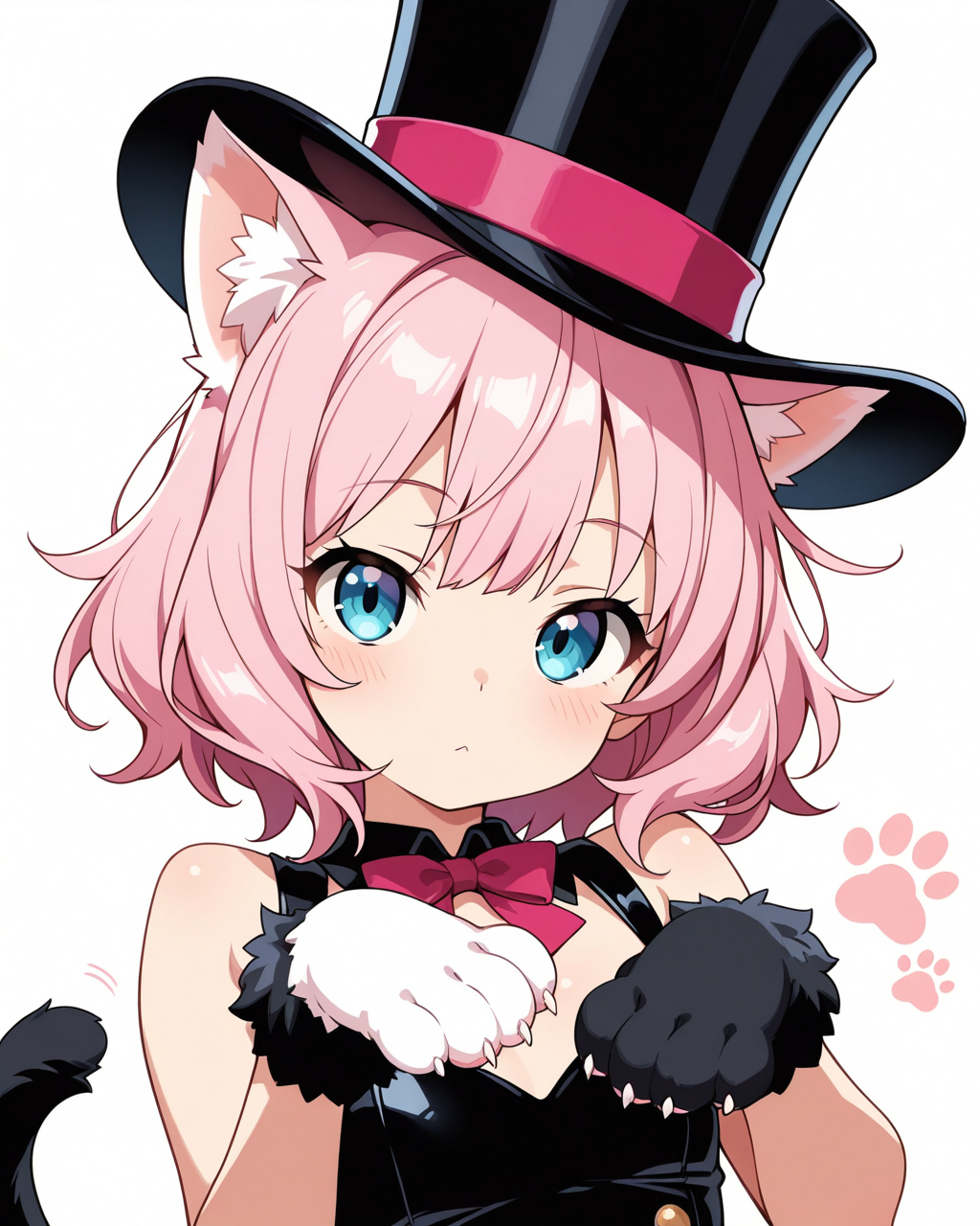 シルクハットねこ