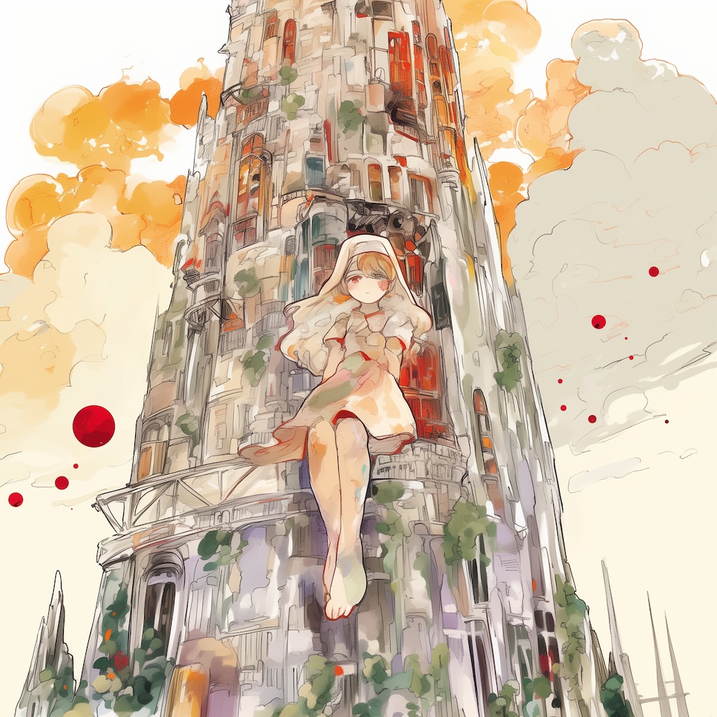 摩天楼、夕涼み