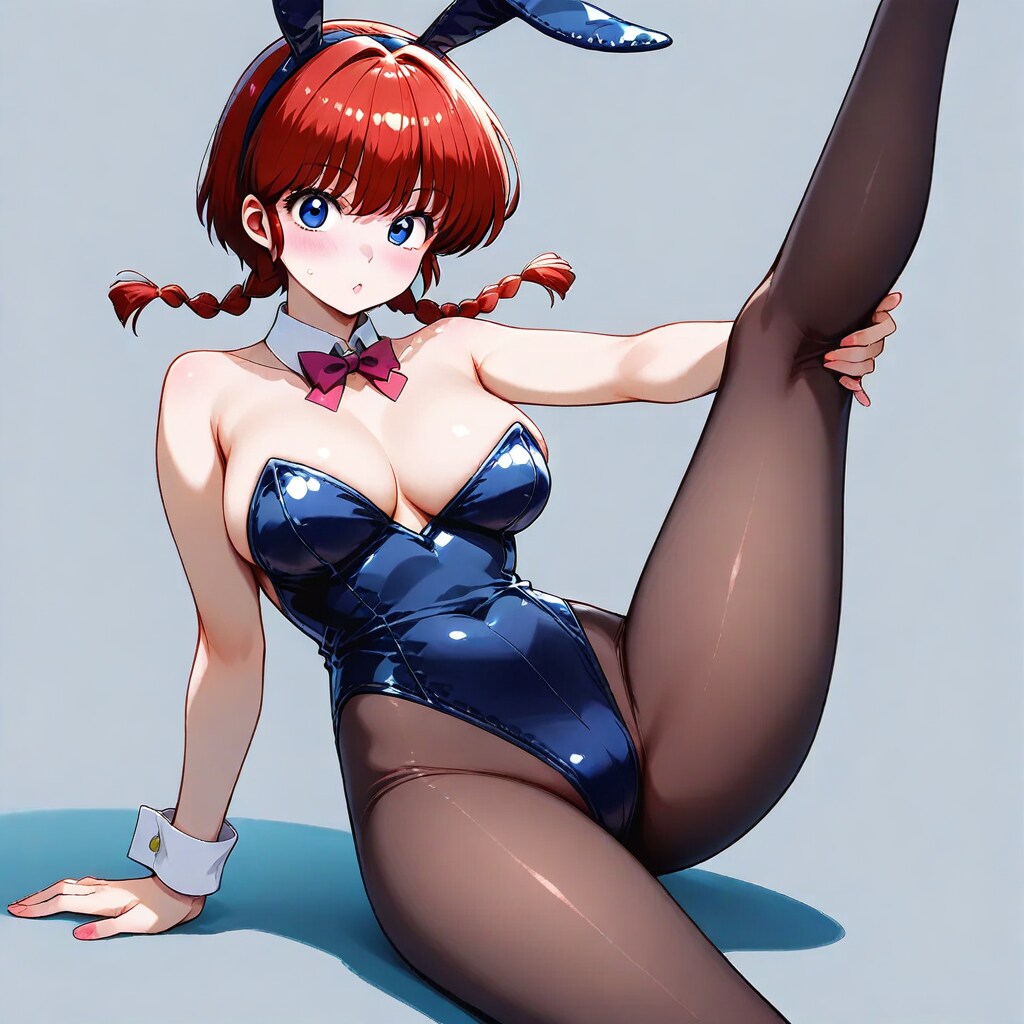 バニーガールのらんまだが、ツインテール