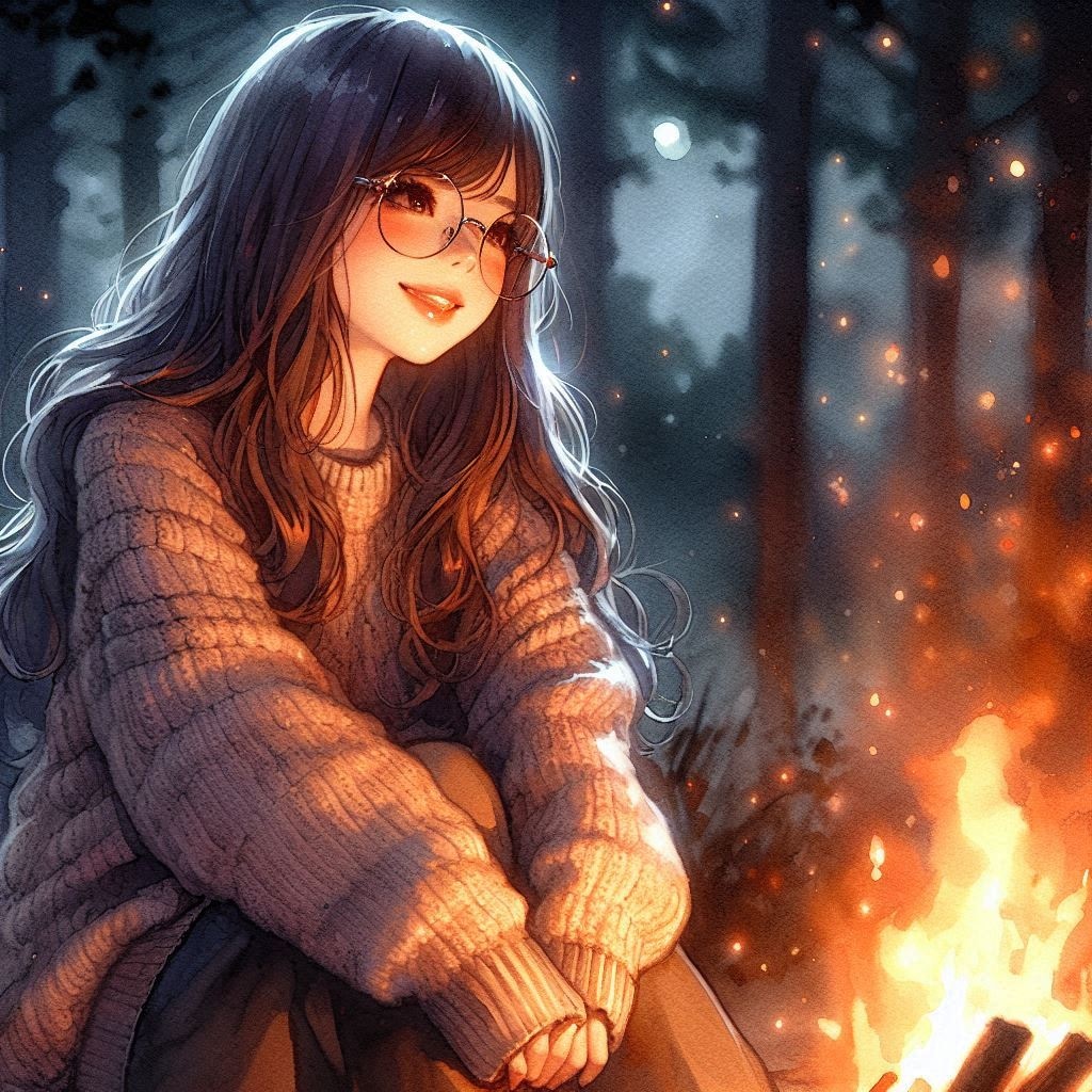 ゆるりと焚き火