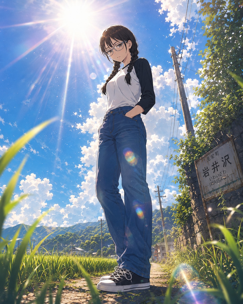 真夏の光線