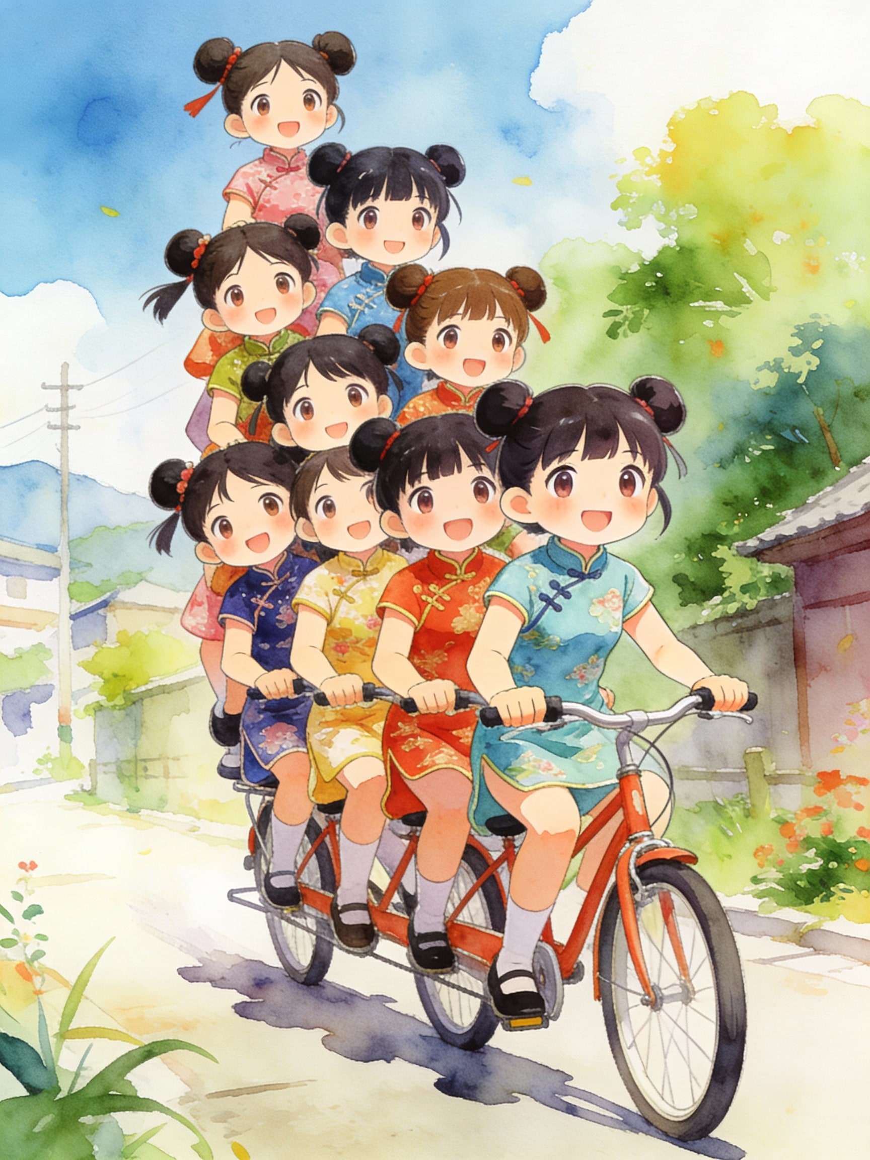 雑技団な少女 | の人気AIイラスト・グラビア