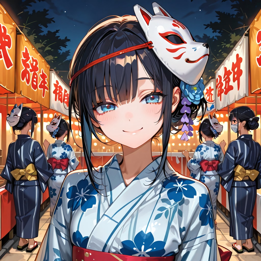 夏祭りお面