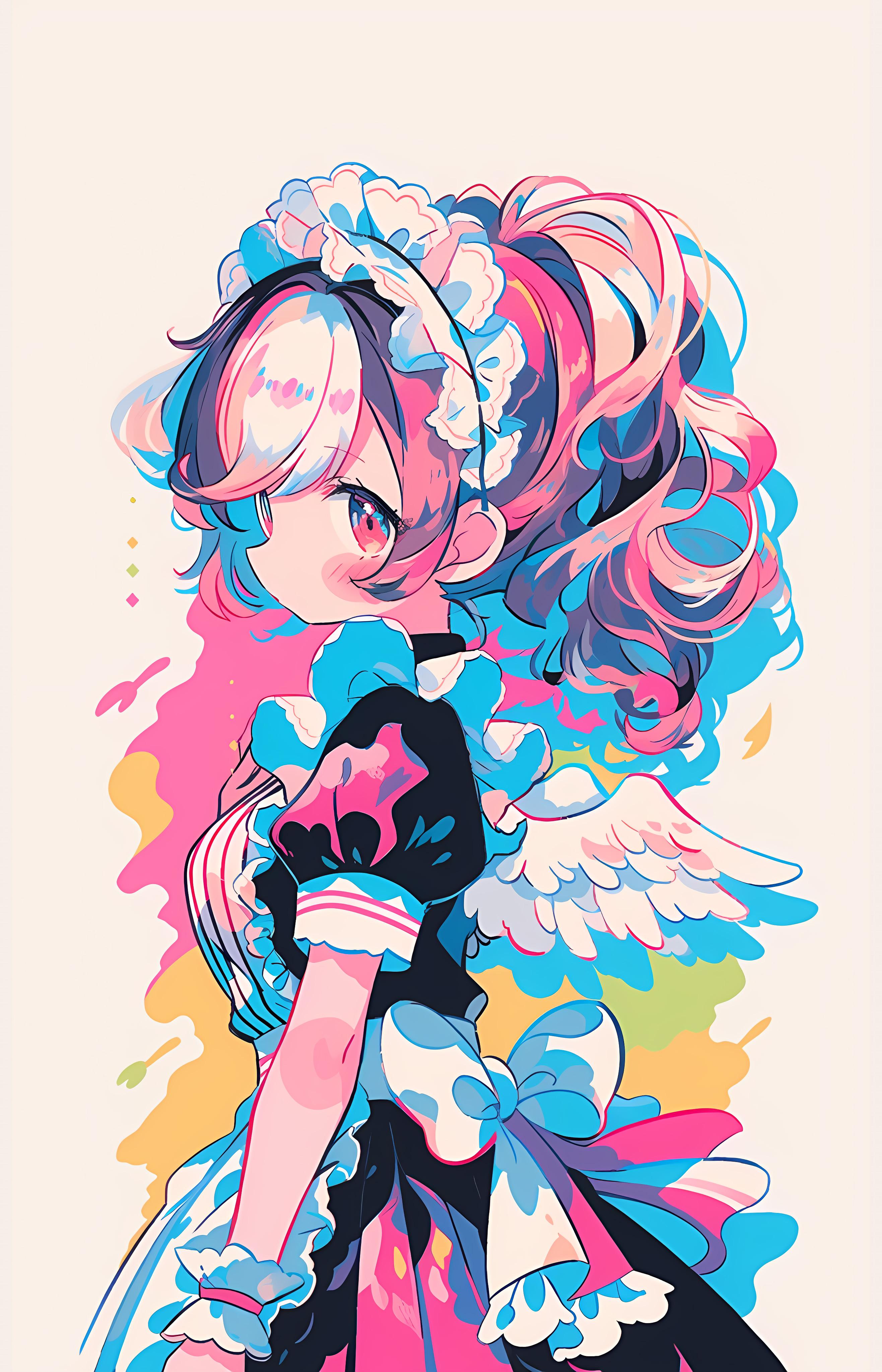 カラフルメイド天使
