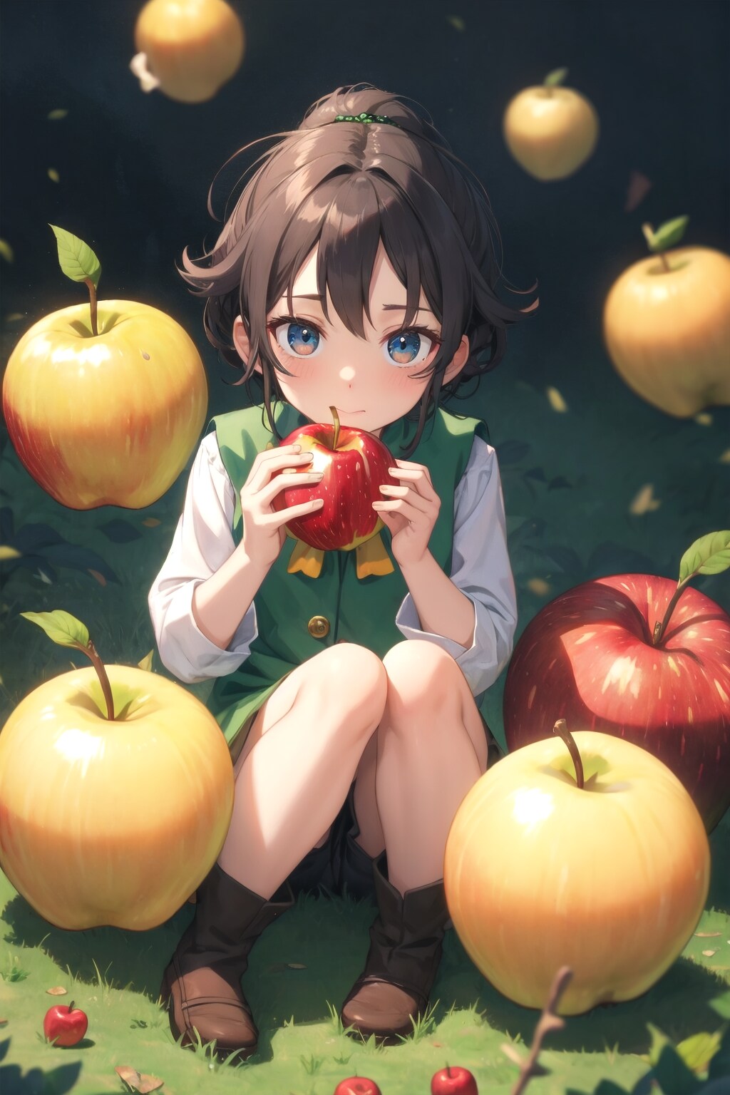 ネバーランドのリンゴ | の人気AIイラスト・グラビア