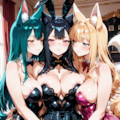 集合ケモ耳ガールズ❤🐰 2枚目