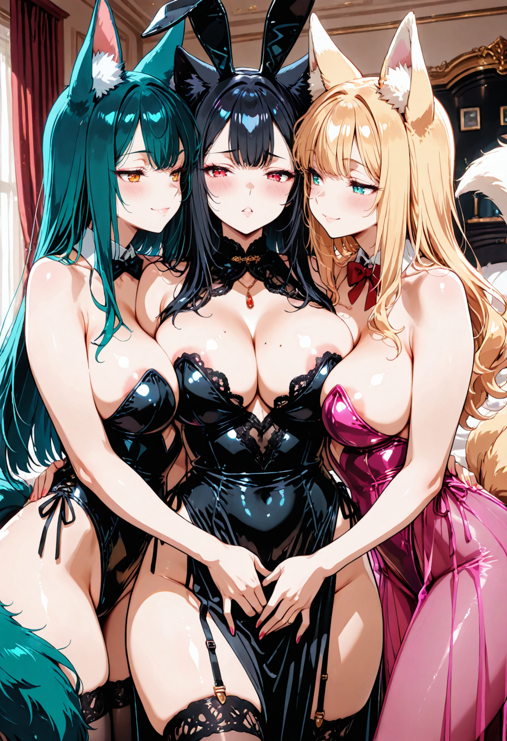 集合ケモ耳ガールズ❤🐰
