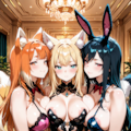 集合ケモ耳ガールズ❤🐰 8枚目