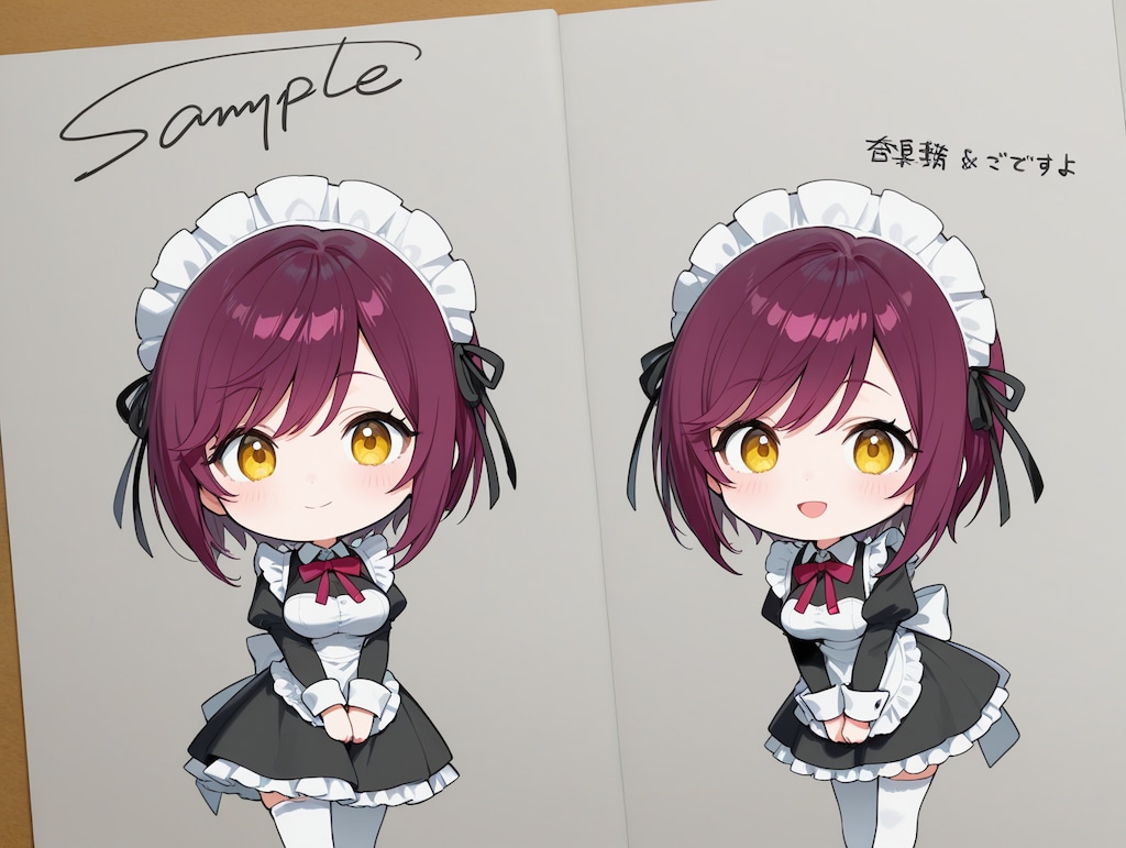 こんにちは（挨拶メイドの芽衣ちゃん）