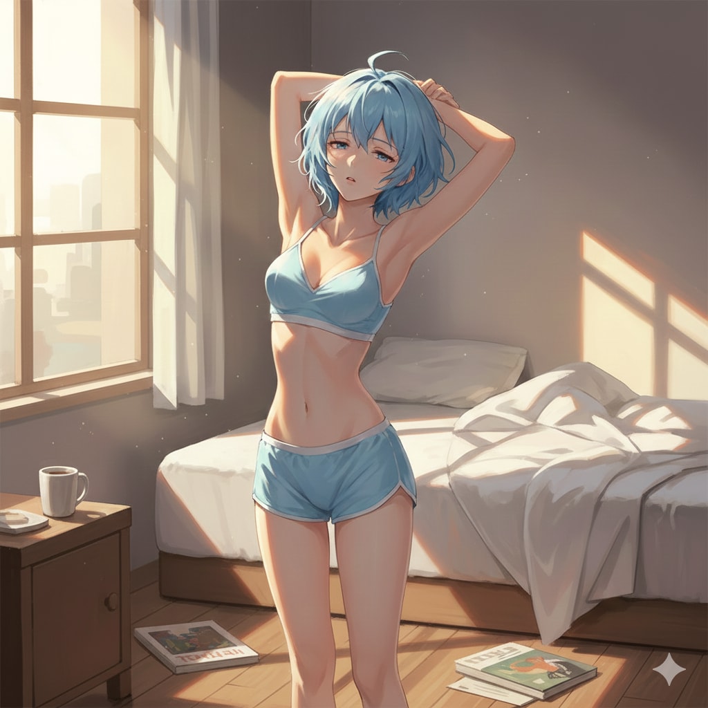 綾波レイ　寝ぼけ倒す