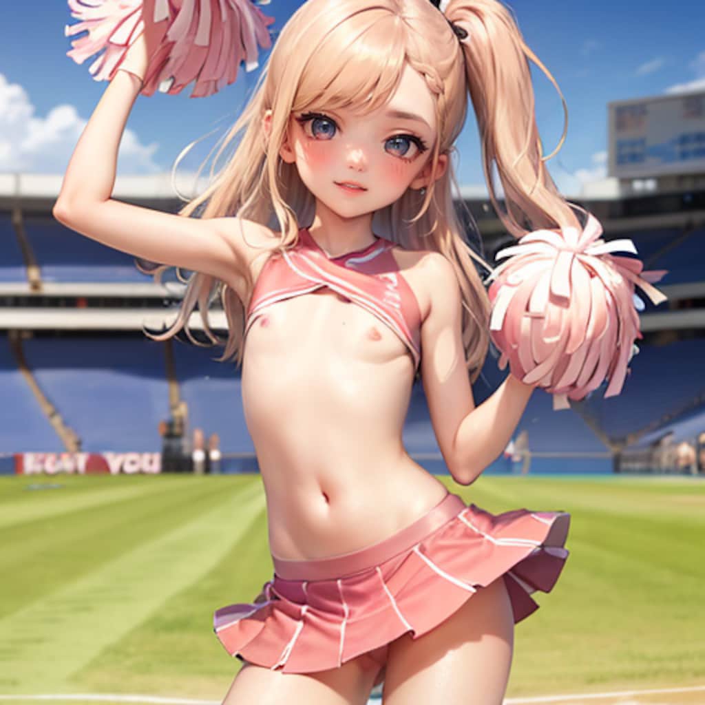 ノーパンなチアガール