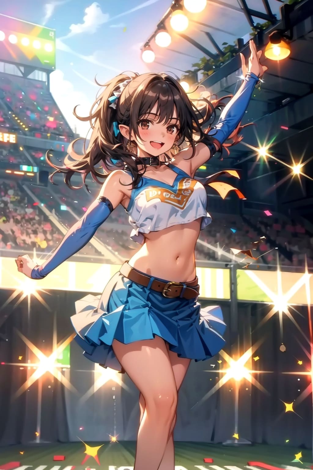 アイドルのステージ