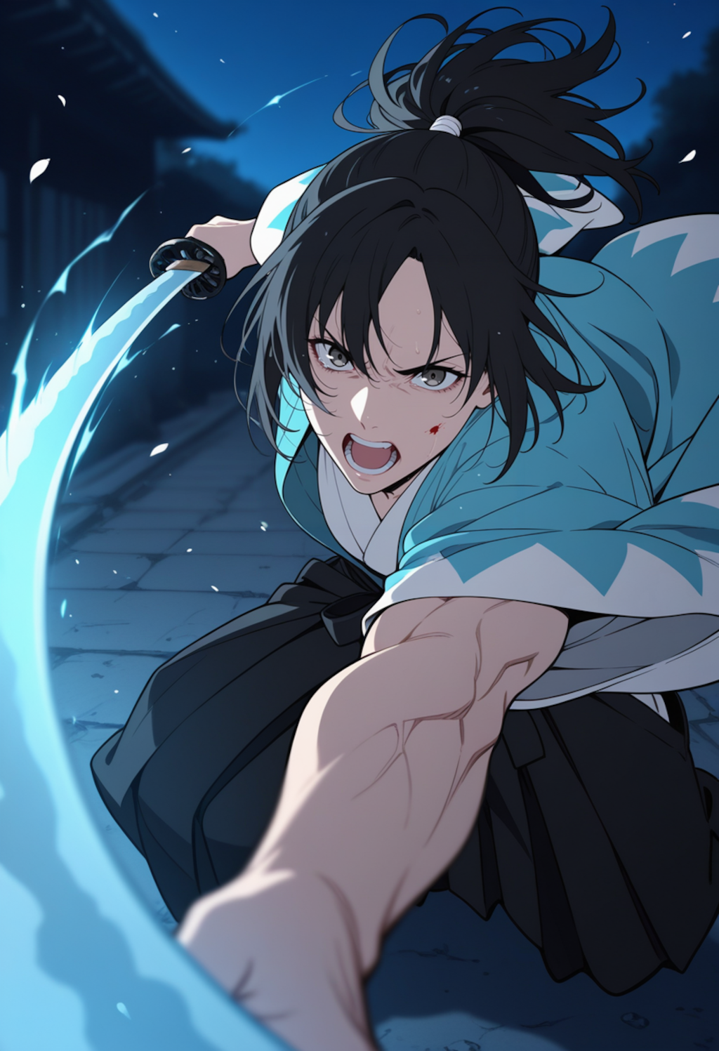 誠の三段突き