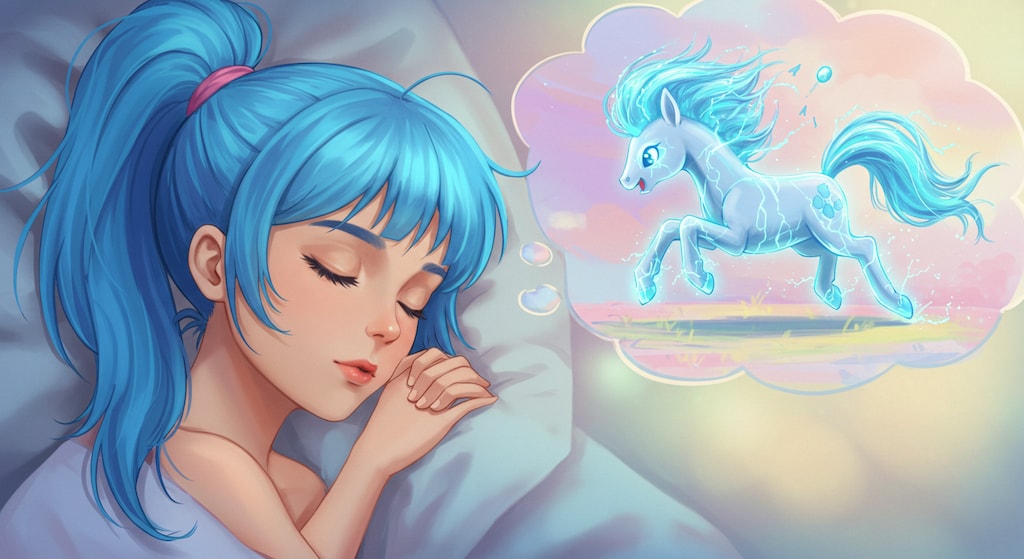 夢見る青ぽにちゃん