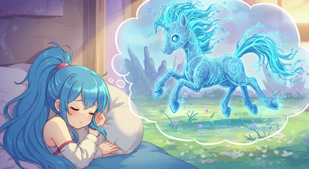 夢見る青ぽにちゃん