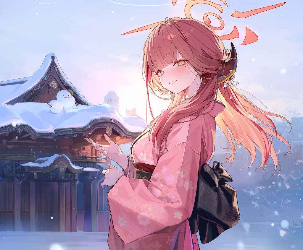 ブルーアーカイブ、アルの新年イラスト