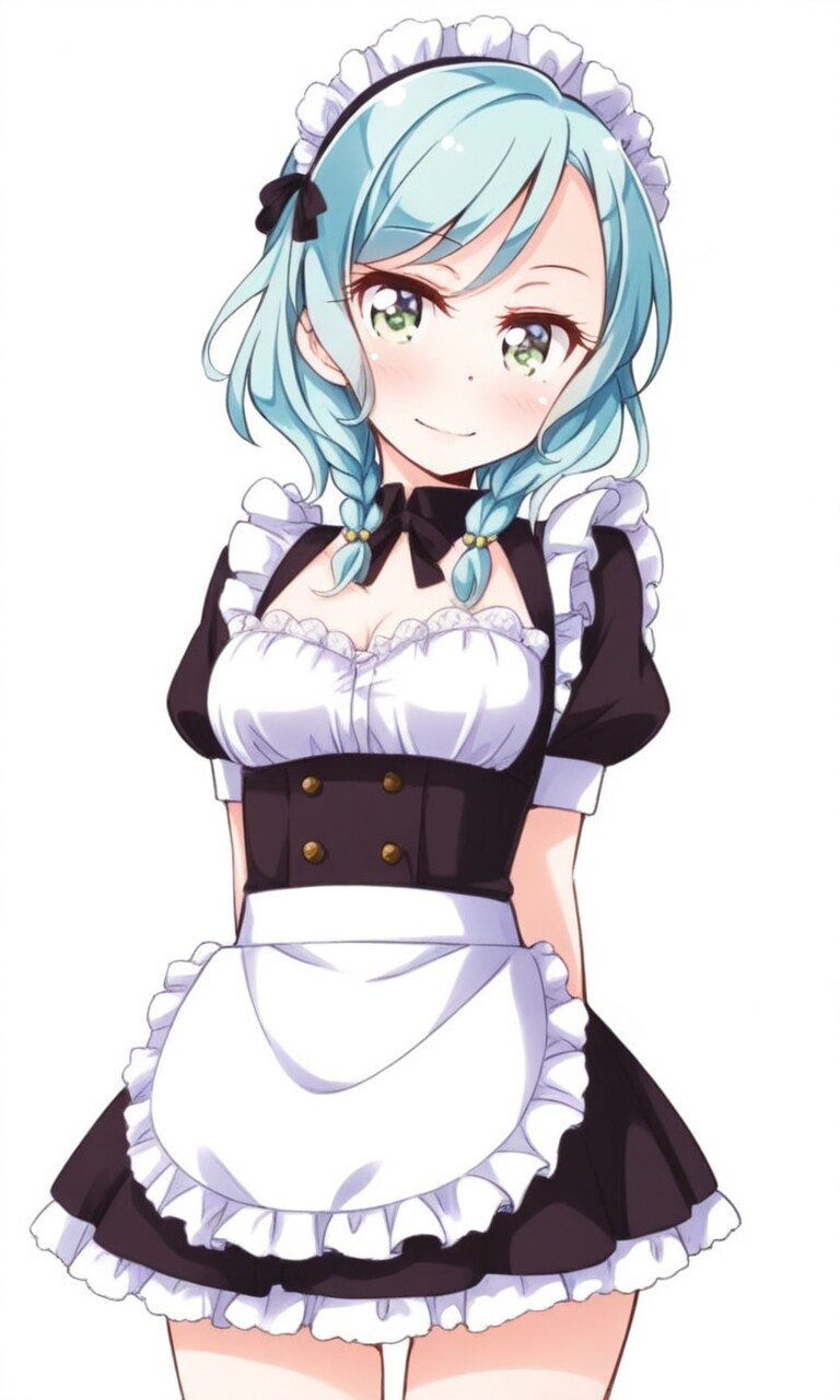 氷川日菜 メイド | の人気AIイラスト・グラビア
