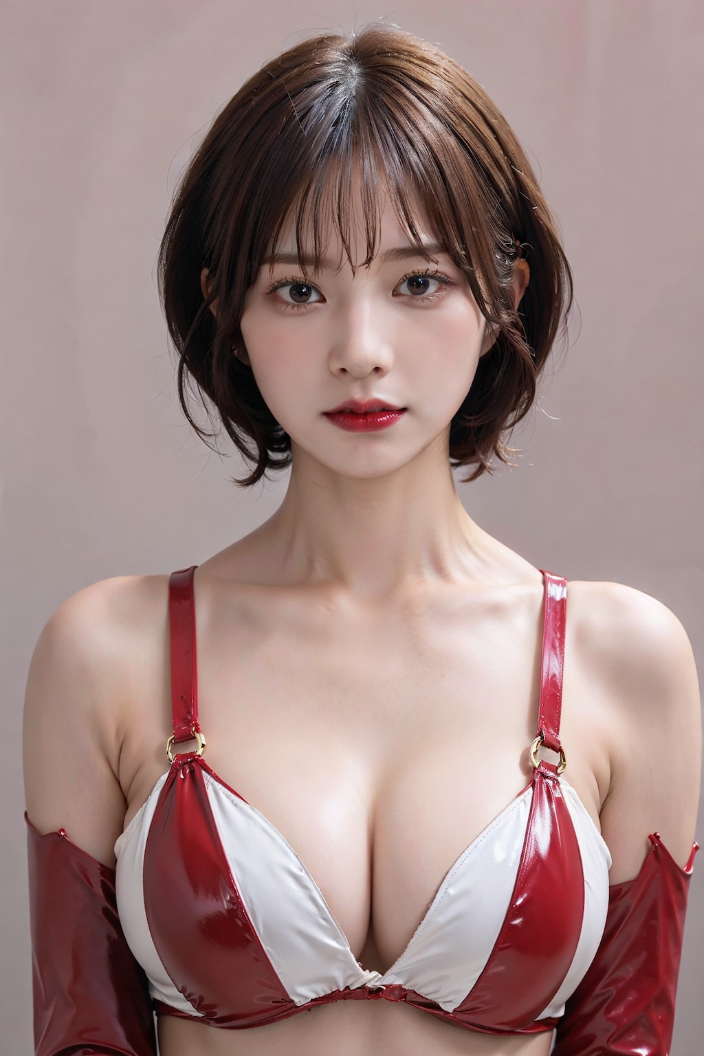 赤ラテックスビキニ