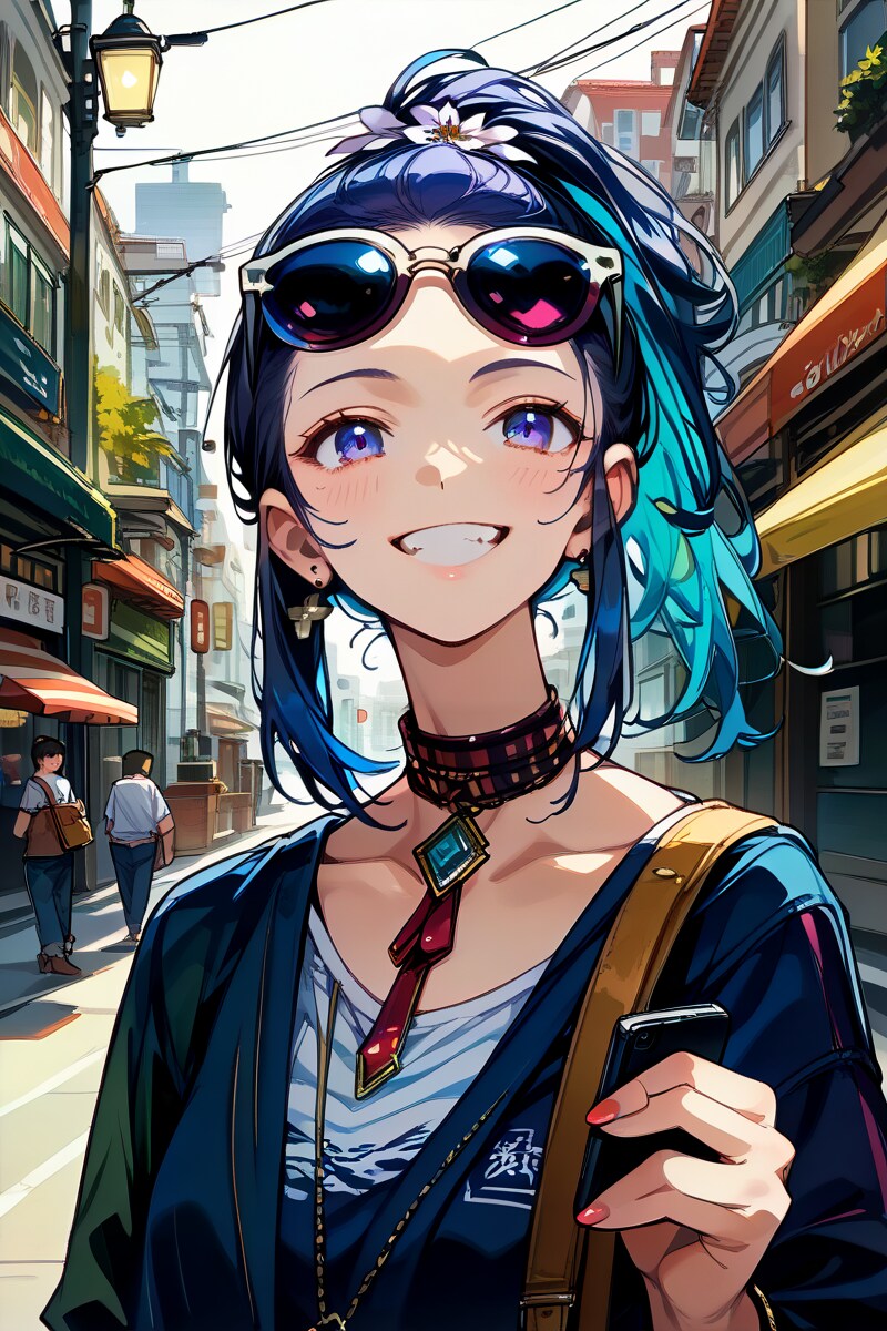 街角チョーカー女子
