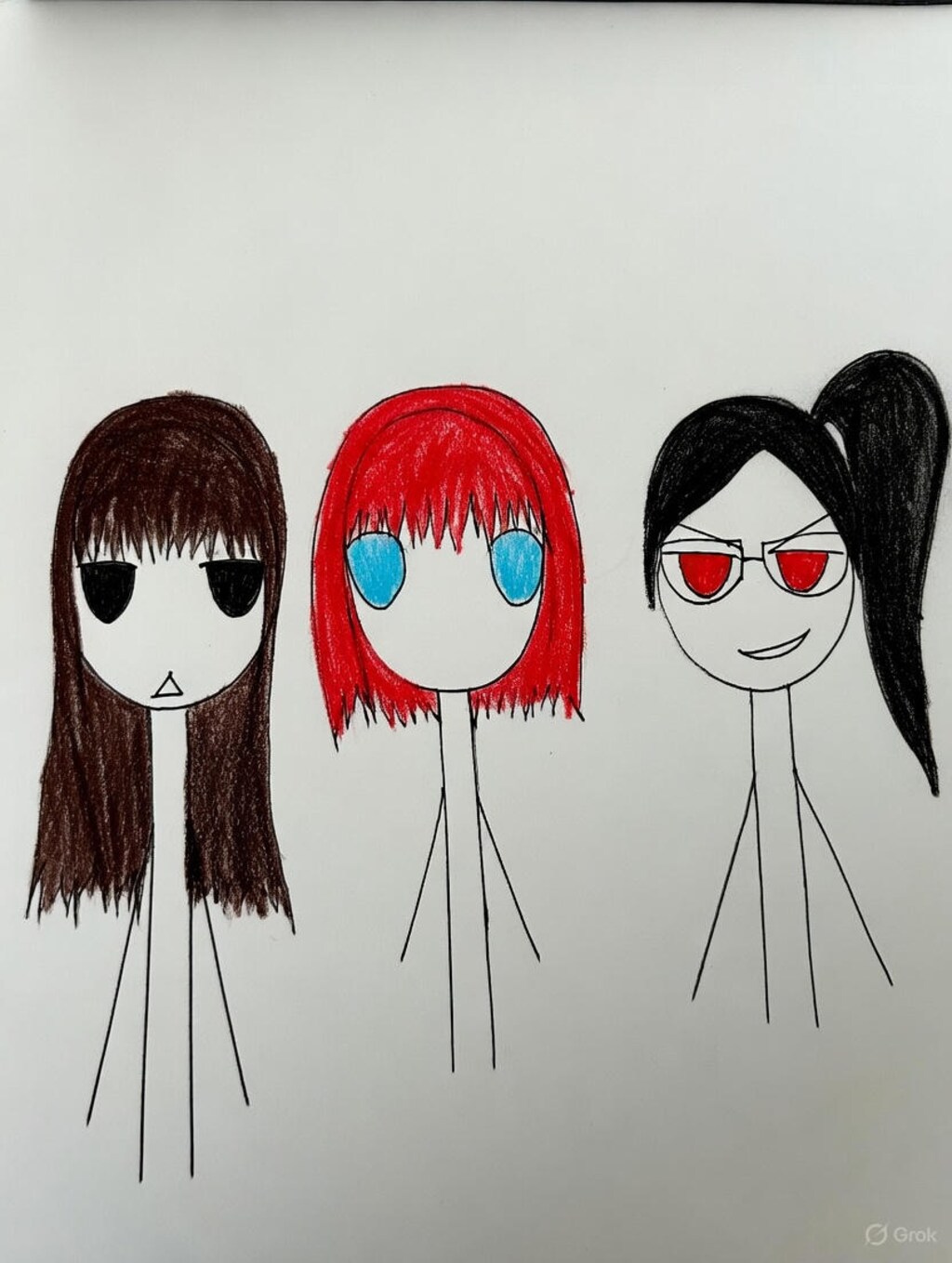 Grokうちの子(らくがき)