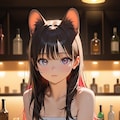 猫耳チューブトップinBar 7枚目