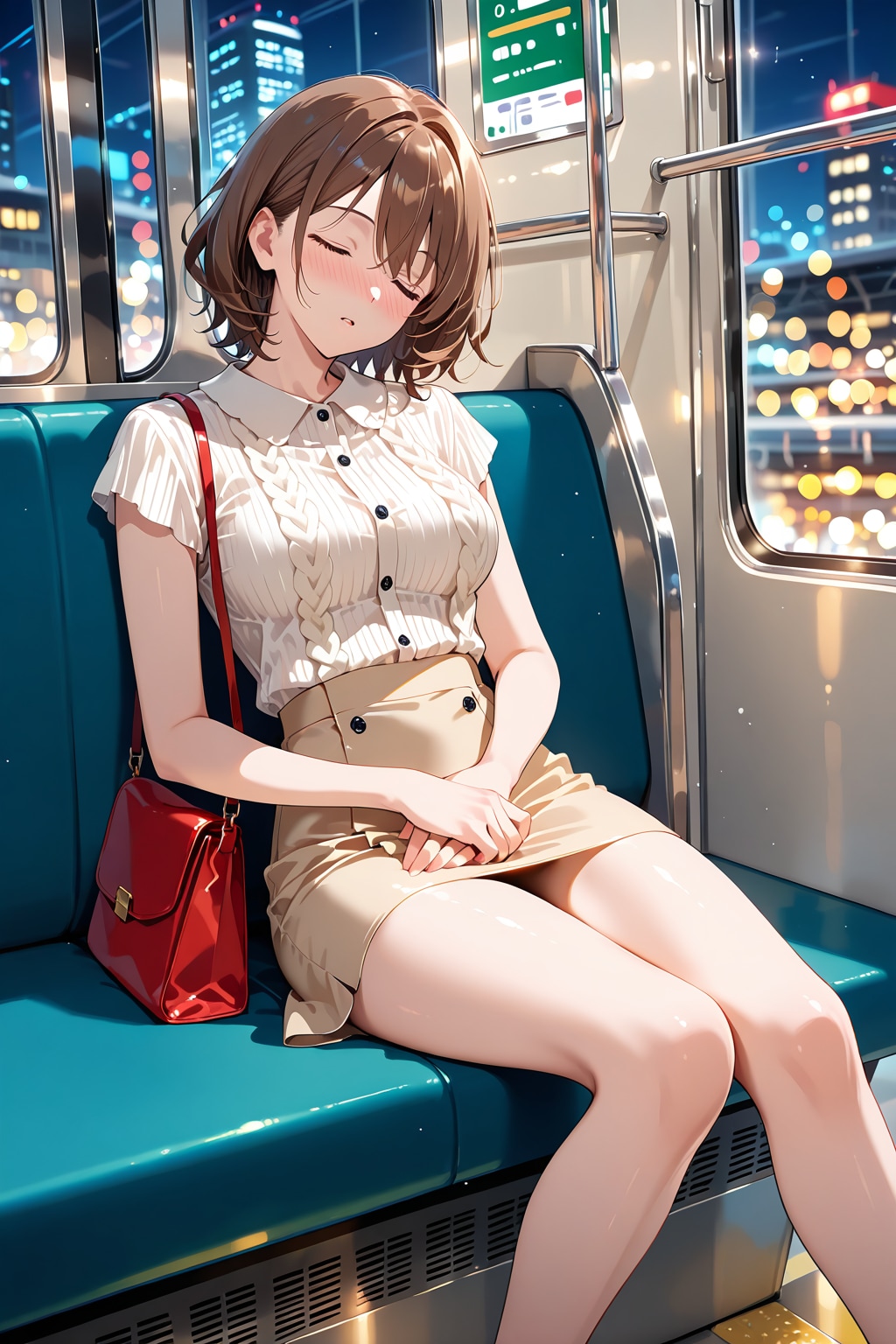 スヤスヤ…♡　お疲れ気味のお姉さまたち