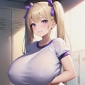 金髪ツインテ爆乳ちゃん4 4枚目