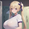 金髪ツインテ爆乳ちゃん4 2枚目