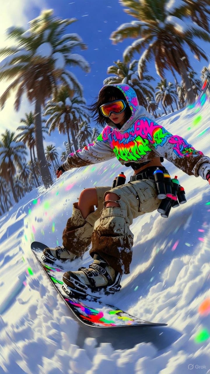 無理矢理スノボ | の人気AIイラスト・グラビア