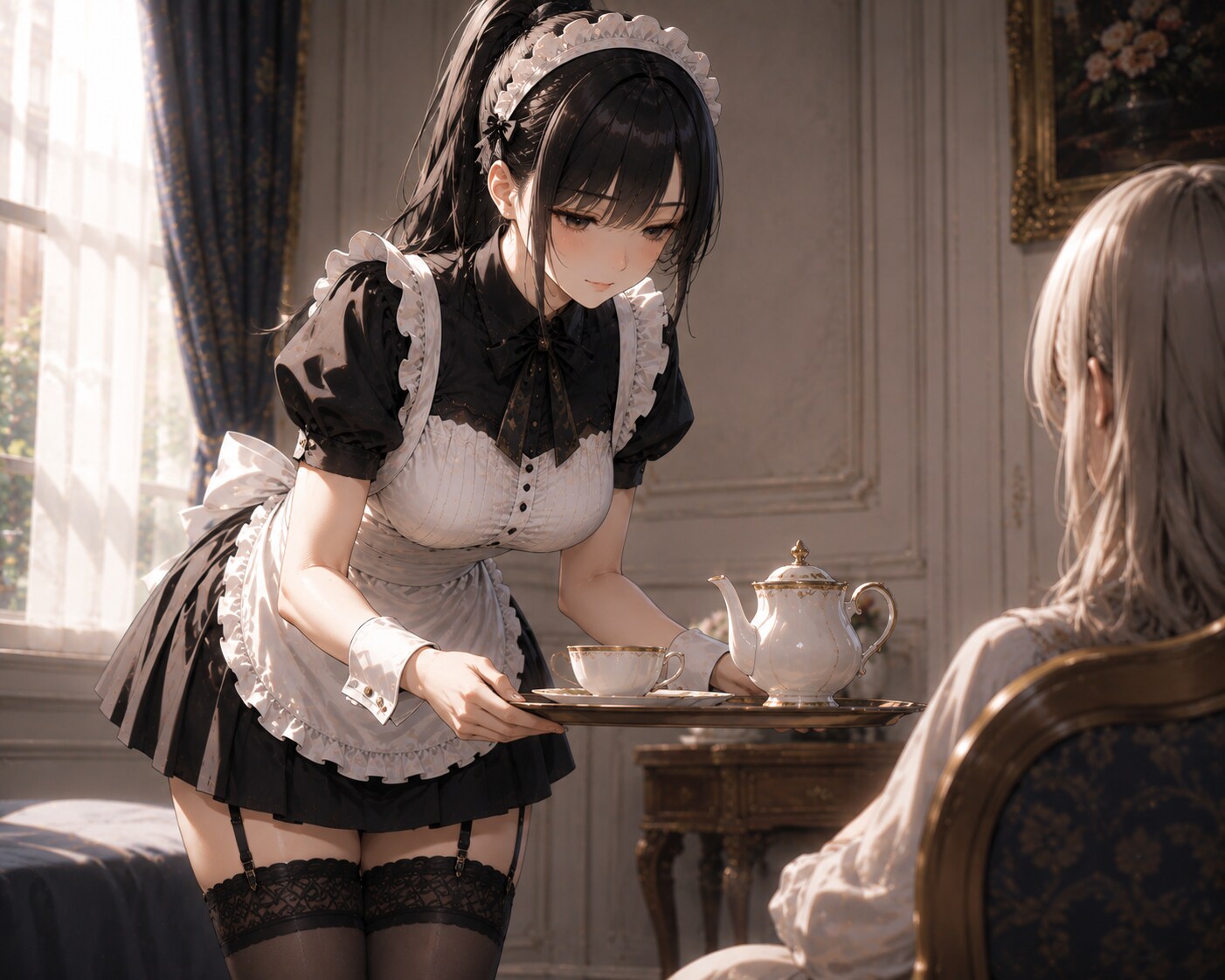 お嬢様、どうぞ。 | の人気AIイラスト・グラビア