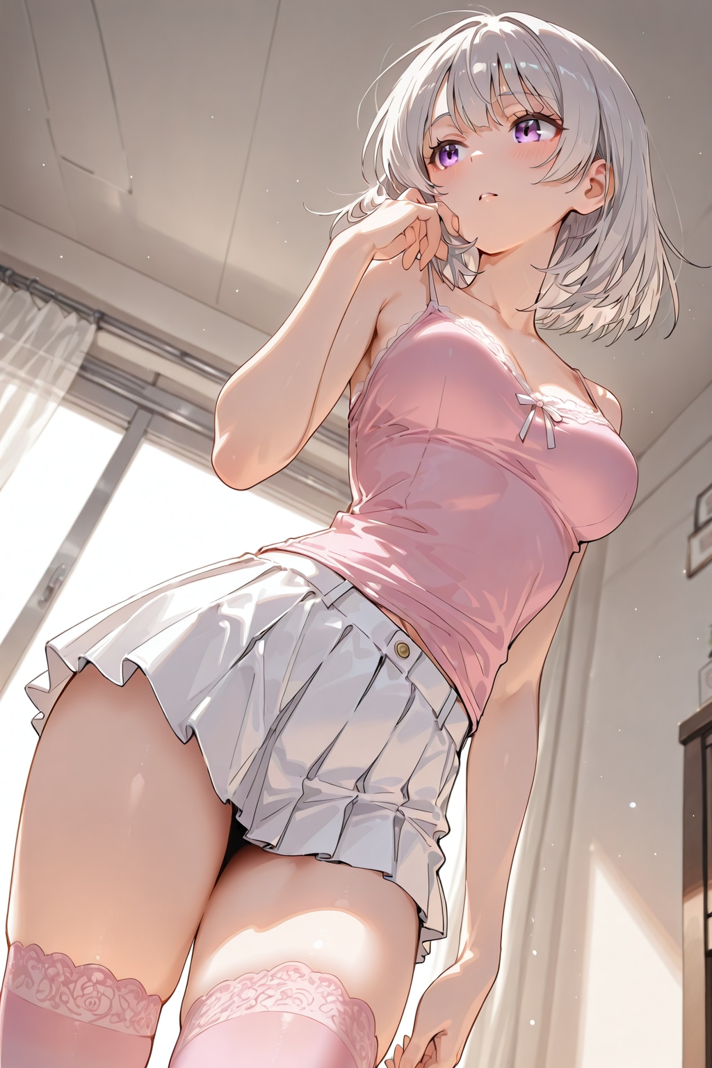 (1271)銀髪ちゃんキャミ