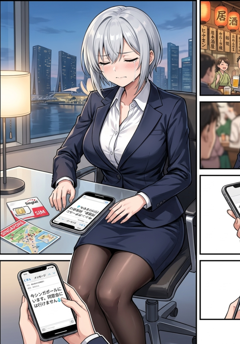 今シンガポールにいます。同窓会には行けません💧