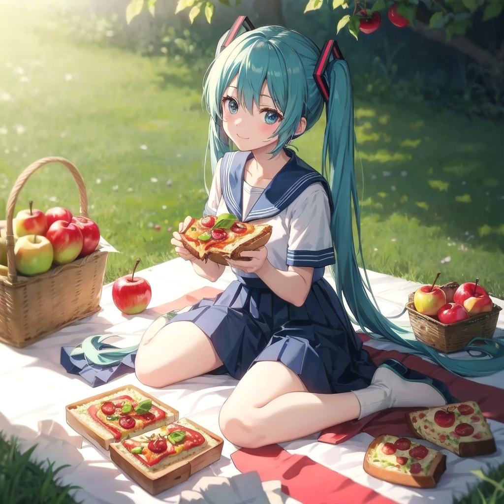 ピクニック | の人気AIイラスト・グラビア