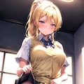絢瀬絵里 透け乳首・たくしあげ・スリングショット・寄せ乳 3枚目