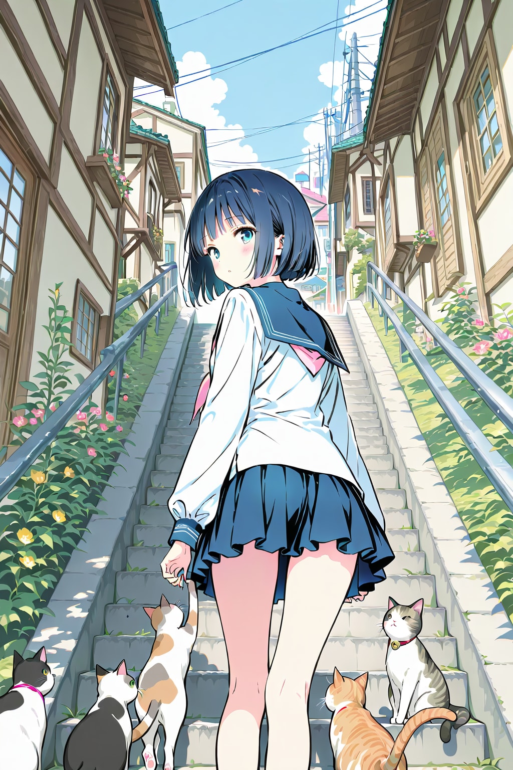 猫の細道(QILIN)(春)(34) | の人気AIイラスト・グラビア