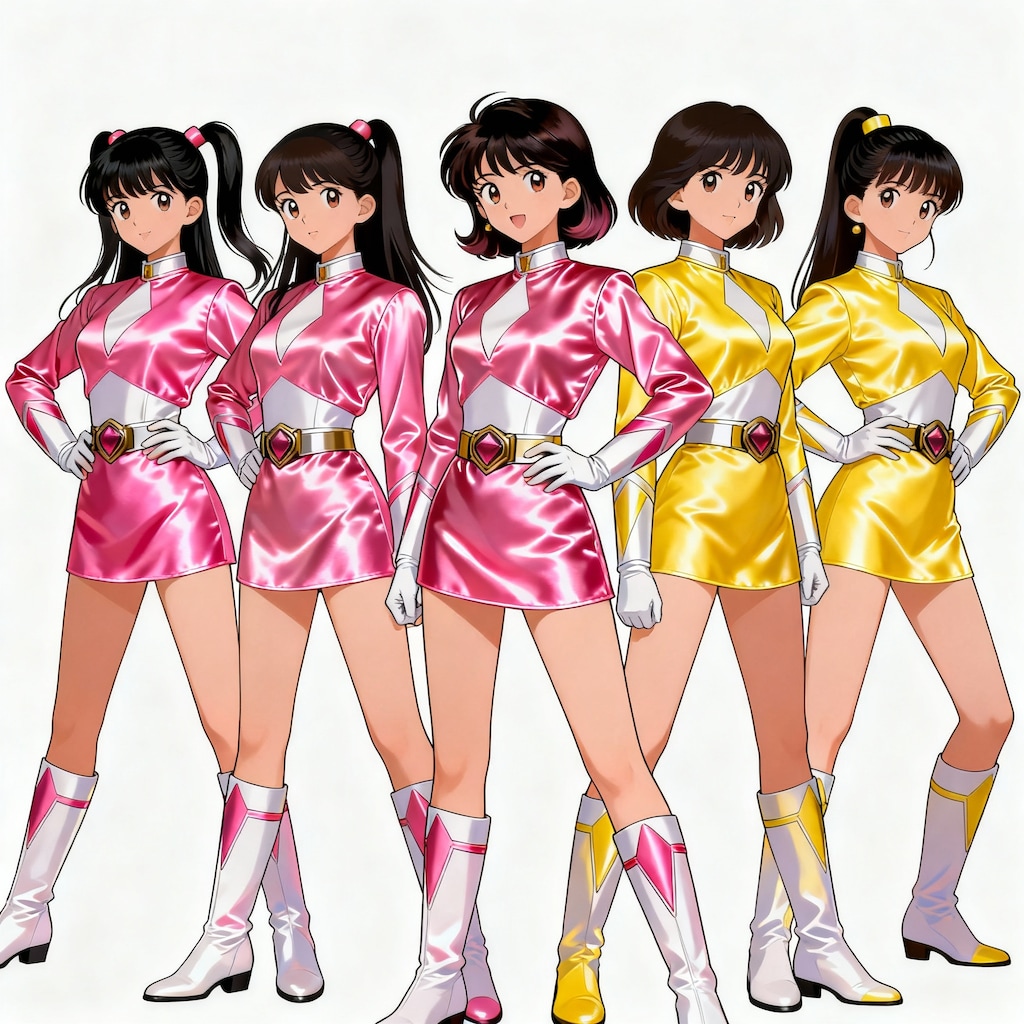 戦隊ヒロインビンク✕イエロー