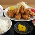 摩訶不思議食堂の唐揚げ定食 3枚目