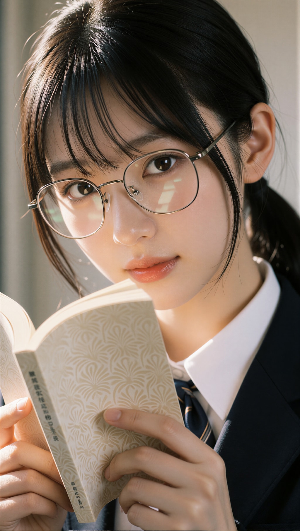 黒髪の眼鏡の女の子 3