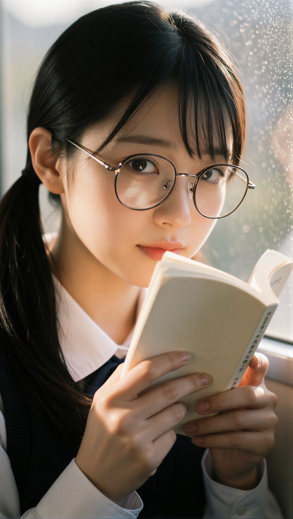 黒髪の眼鏡の女の子 3