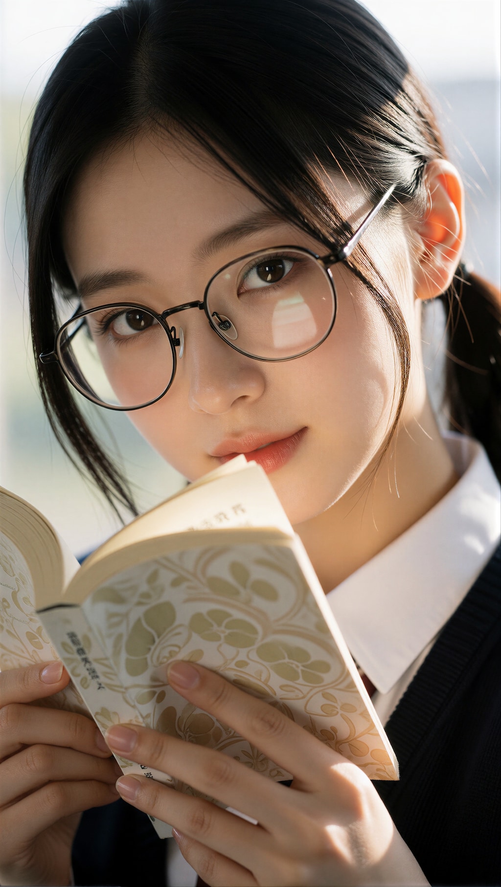 黒髪の眼鏡の女の子 3