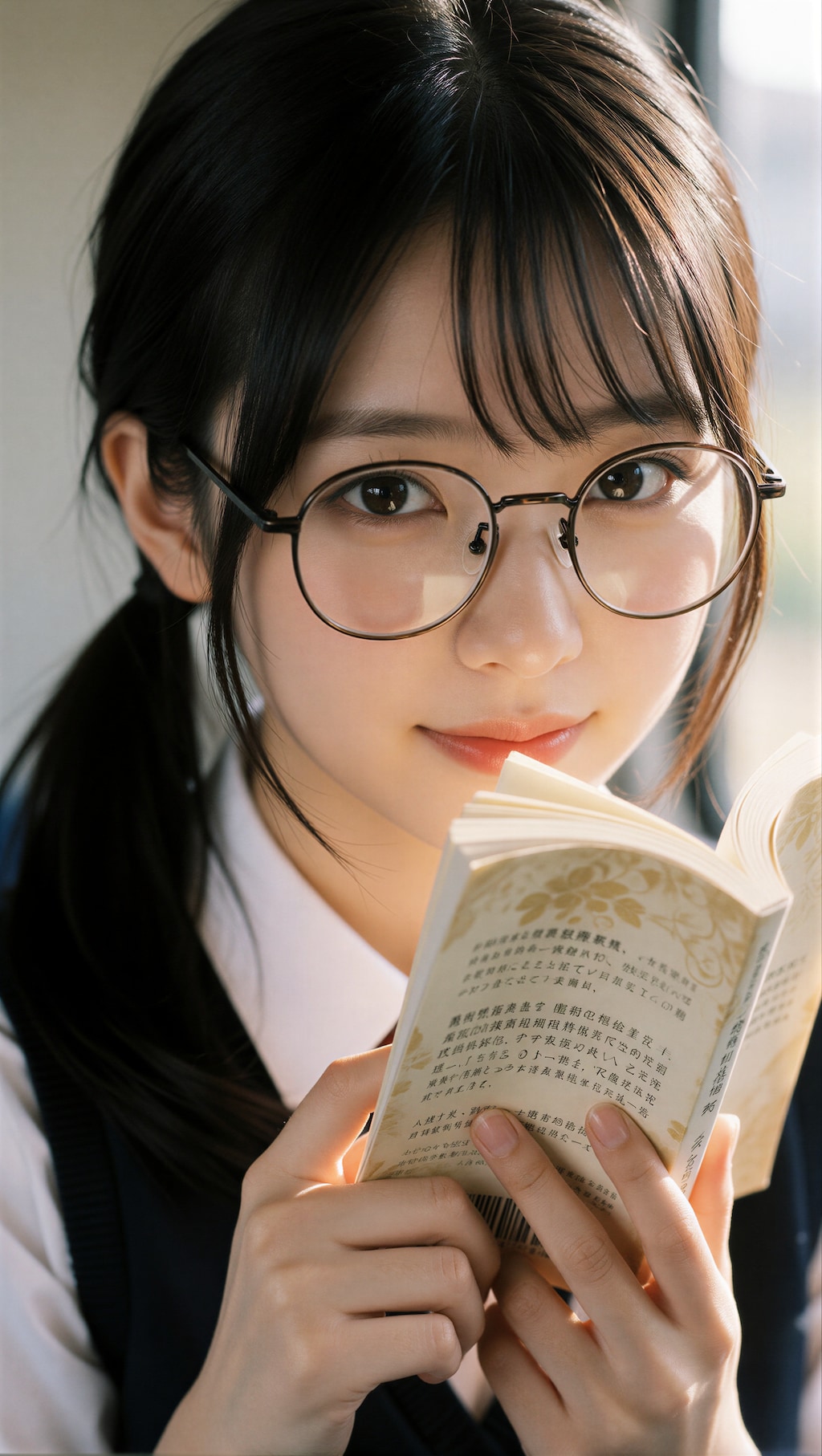 黒髪の眼鏡の女の子 3