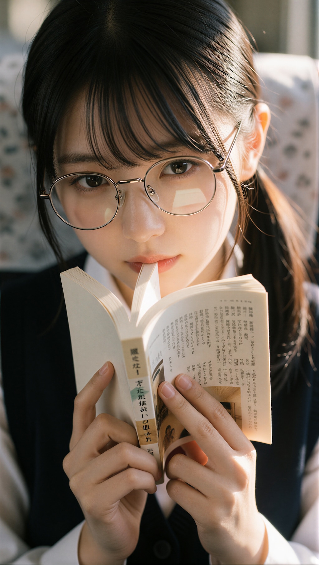 黒髪の眼鏡の女の子 3