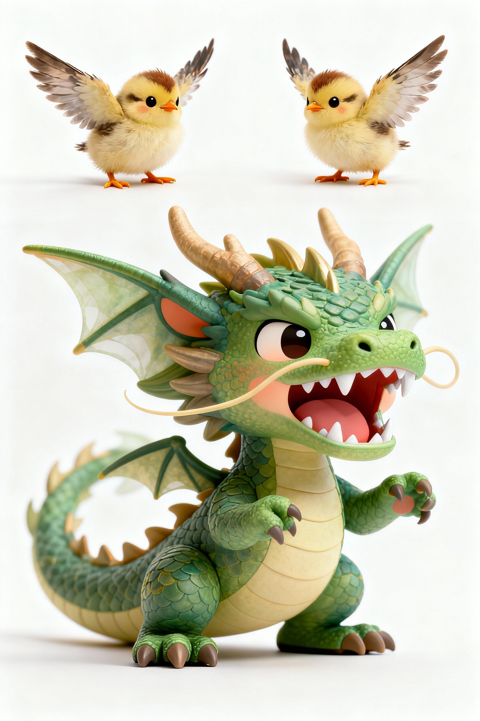 竜と雀 | の人気AIイラスト・グラビア