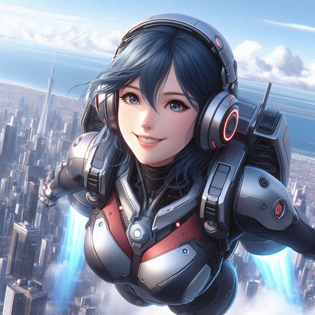 パワードスーツ女子