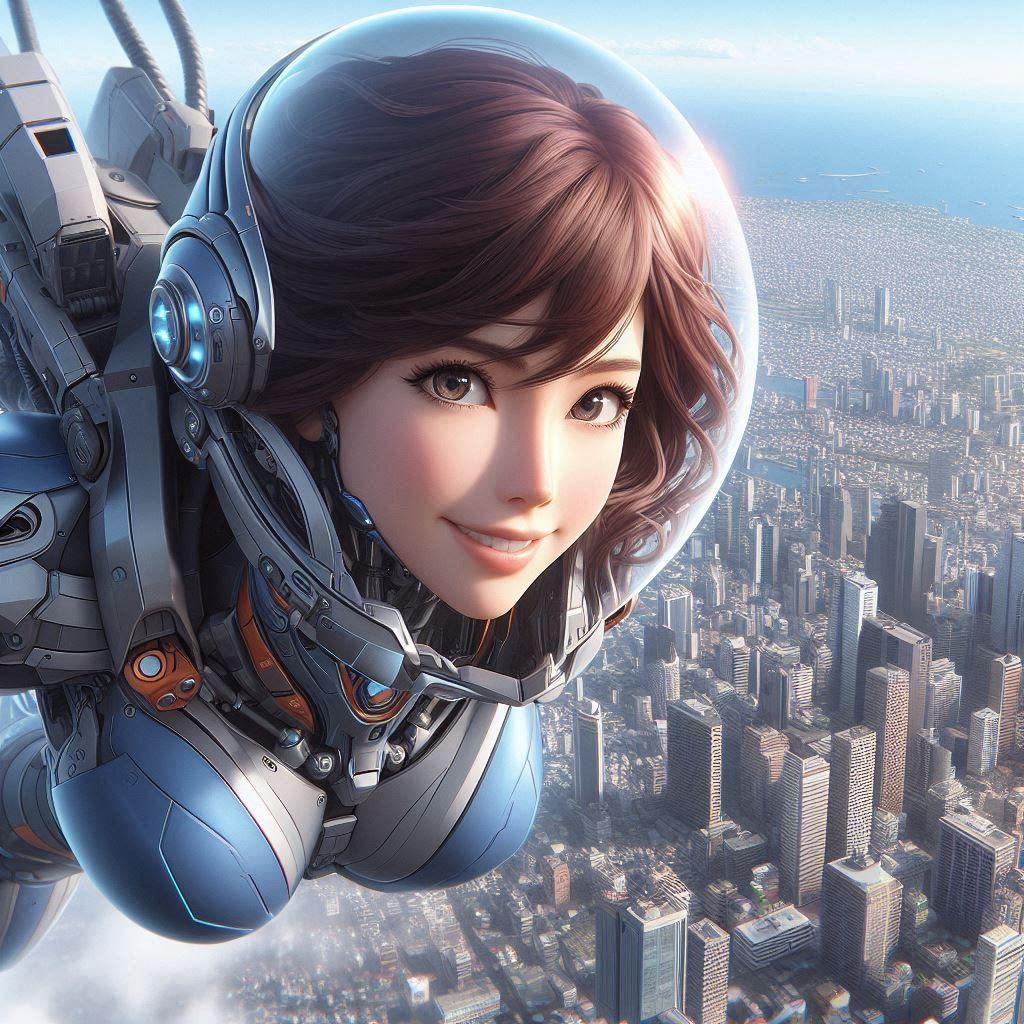 パワードスーツ女子