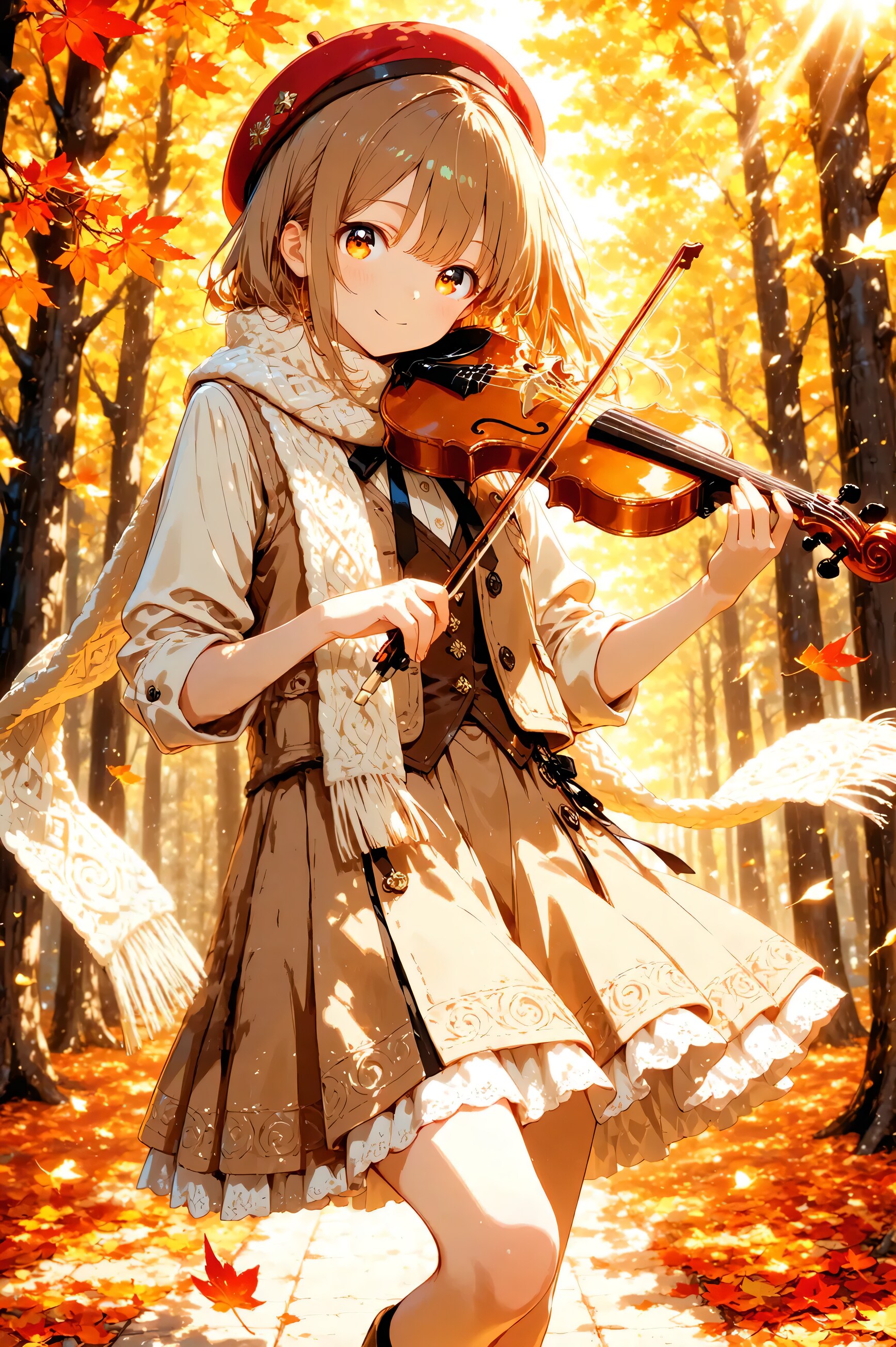 風が編む、秋の調べへ | の人気AIイラスト・グラビア